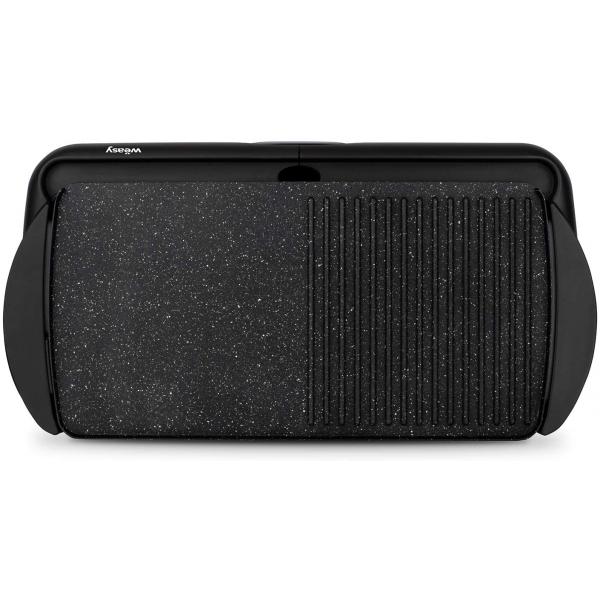 Weasy Sto52 Pancha Elettrico 2000w - Piatta Effetto Pietra - 52x27 Cm - Temperatura Regolabile - Revocatura Anti -Adesiva - Serbatoio Rimovibile - Image 3