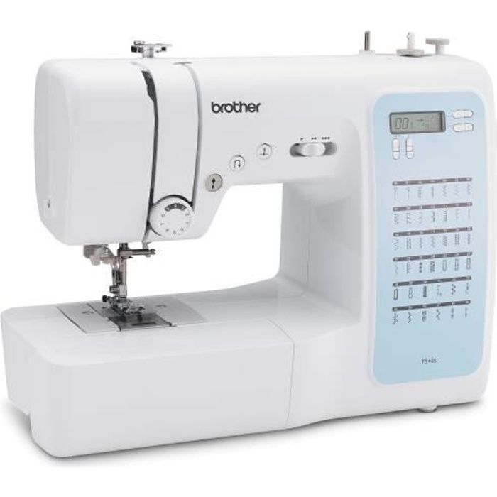 Brother Fs40s Macchina Da Cucire Elettronica -40 PuntI-Sistema Di Infilatura Dell'agO-Display LcD-Tasti Di SelezionE-Braccio Libero