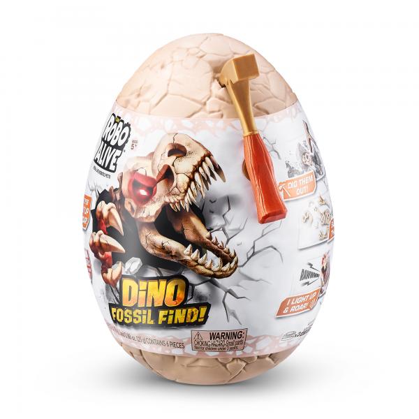 Gioco Di Scavo - Zuru - Robo Alive - Trova Fossili Di Dinosauri - 4 Dinosauri Da Assemblare - Roccia E Melma - Fossili Da Collezionare - Image 4