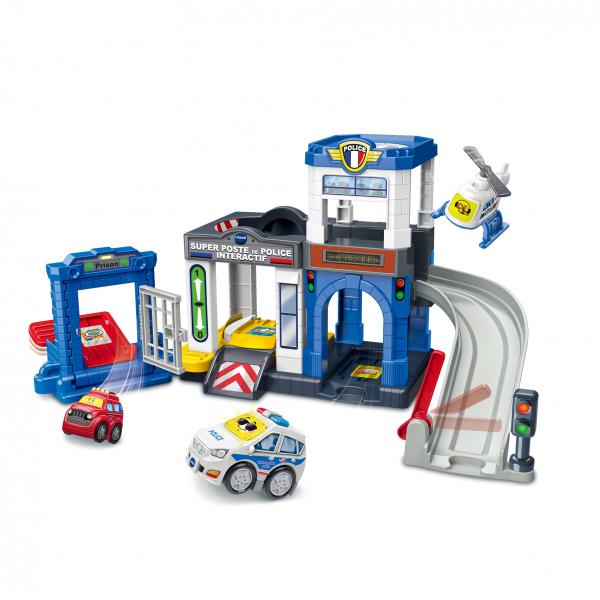 Serie Vtech Tut Tut Bolides Pro - Stazione Di Polizia Super Interattiva (+ Chris, Luogotenente Di Polizia)