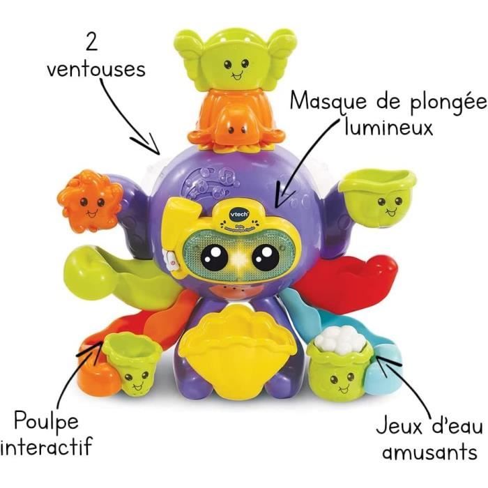 Vtech Baby - Giocattolo Per Il Bagnetto - Polo, My Funny Octopus - Image 4