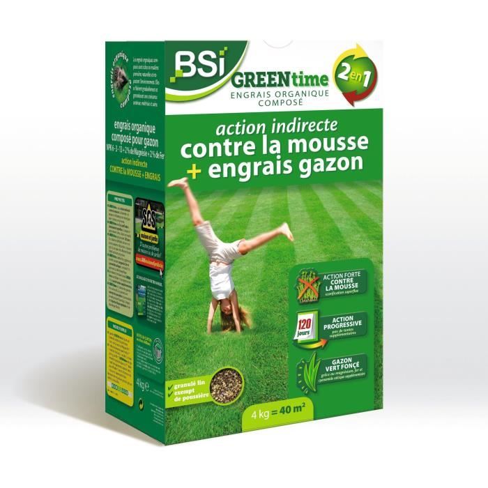 Bsi - Fertilizzante Per Prato - Greentime - Fertilizzare Il Prato - Fino A 40 M² - 4 kg