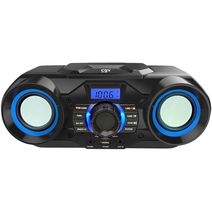 Radio Cd Portatile - Cgv - Cd SG-1 - Cd, CD-R-Rw, Mp3, Sd - Usb - Bluetooth