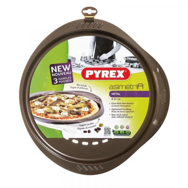 Teglia Per Pizza - Pyrex - 1452055 - Metallo Forato - 32 cm