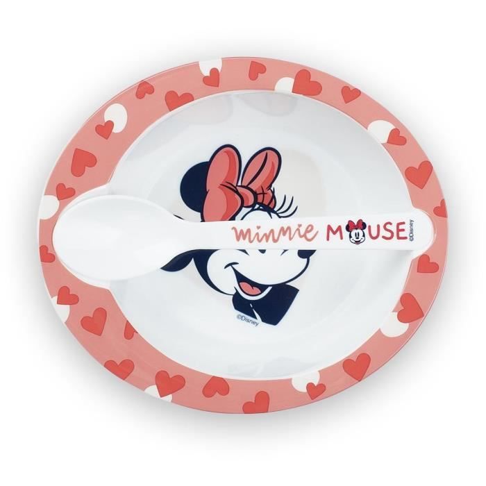 Set Pasto Microonde Ciotola + Cucchiaio Minnie