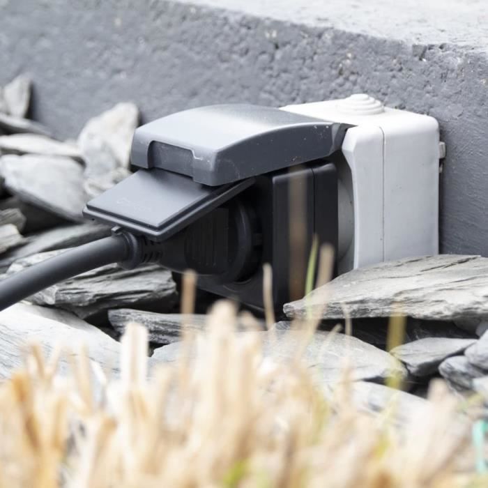 Chacon Set 3 Mini Prese Da Esterno On / Off - 3000w - Fr + Telecomando - Image 5