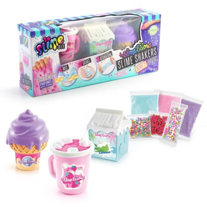 Canal Toys - SlimeliciouS-Kit Creativo Per Creare 3 Slime ProfumatI-5 Profumazioni Da CollezionarE-Ssc 191