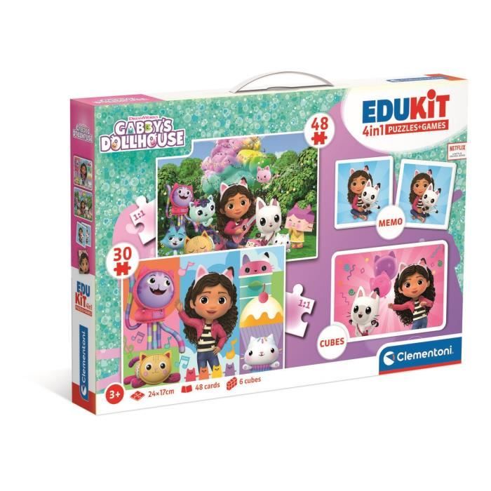 Edukit 4 In 1 Gabby E La Casa Magica Clementoni