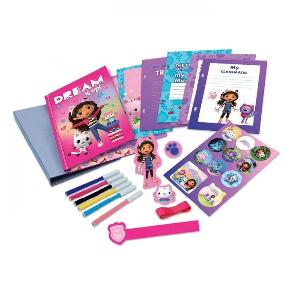 Clementoni - Gabby E La Casa Magica - Diario Personalizzato - Con Adesivi, Pennarelli, Matite E Decorazioni - Image 3