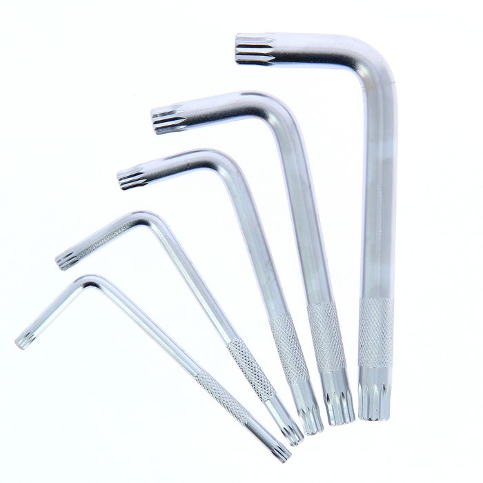 PrecisioN-Steel 5 Chiavi Xzn Da 5 A 12