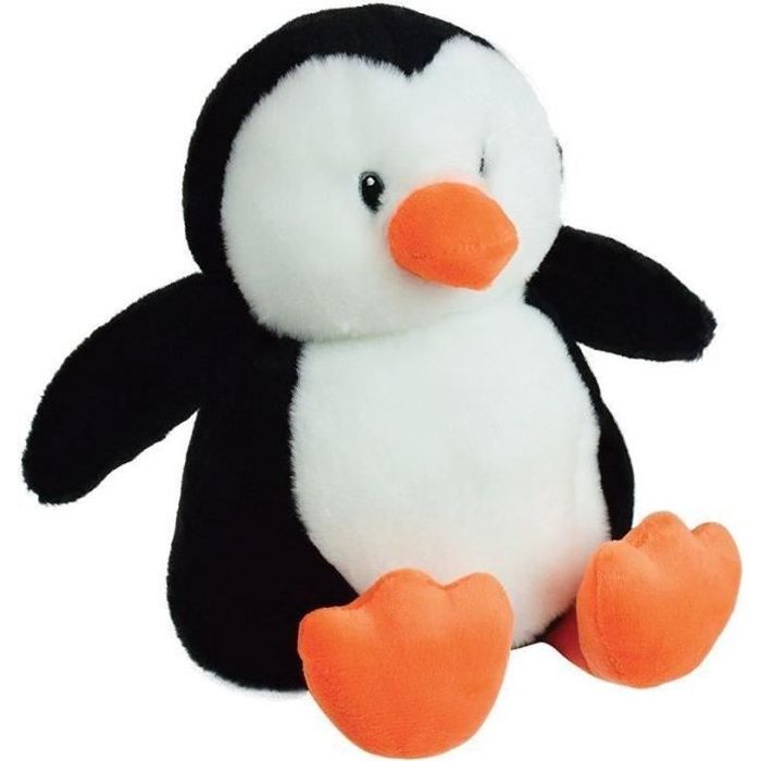 Jemini Borsa Dell'acqua Calda In Peluche Pinguino - Da Scaldare Al Microonde Micro Perline Di Argilla +/- 19 cm