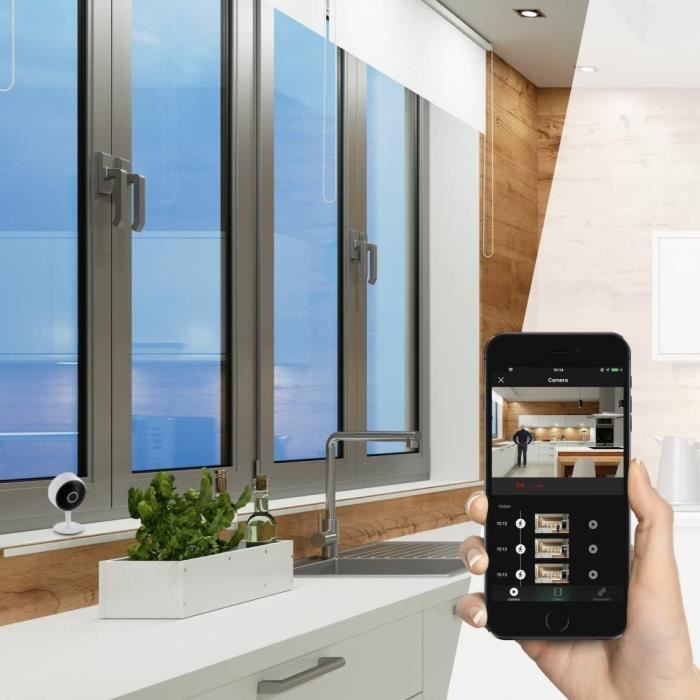 Chacon - Telecamera Ip WI-Fi Per Interni - 1080p (gh/ Alexa) - Image 3