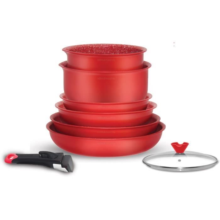 Pentole - Arthur Martin - Amr88 - Pentole 8 Pezzi - Tutte Le Fonti Di Calore Compresa L'induzione