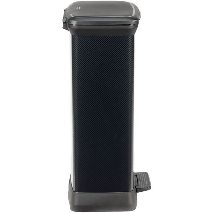 Curver Decobin Cestino Rettangolare - 50 L - Nero Carbonio - Image 4