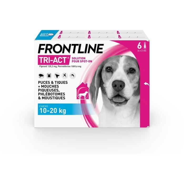 Frontline TrI-Act 10-20kg - 6 Pipette