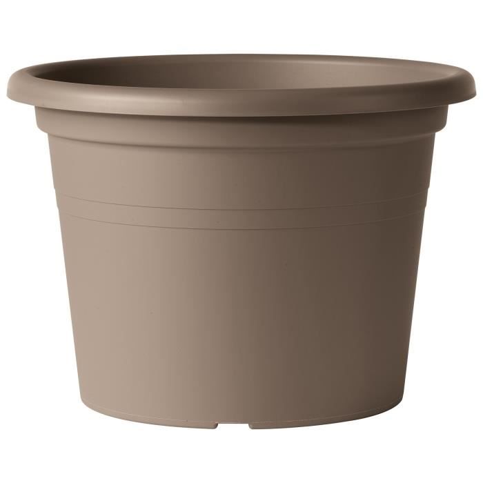 Deroma Vaso Per Fiori Rotondo Day R Camel - 60 cm
