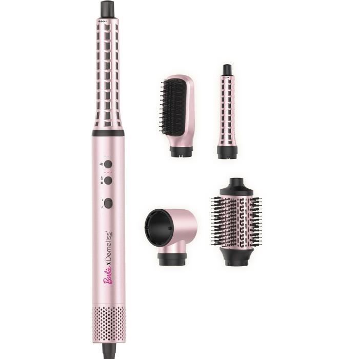 Spazzola Asciugante - Demeliss - Air Flow Styler Barbie Edition - 3 Velocità - Rosa