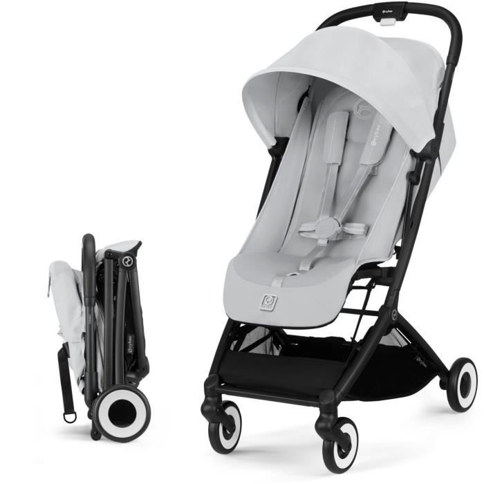 Cybex - Passeggino Ultracompatto E Confortevole - Orfeo - 4 Ruote - Grigio Nebbia