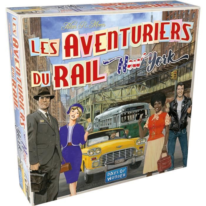 Giorni Di Meraviglia § Avventurieri Ferroviari: New York § Gioco Da Tavolo § Da 8 Anni § 2-4 Giocatori § Da 10 A 15 Minuti