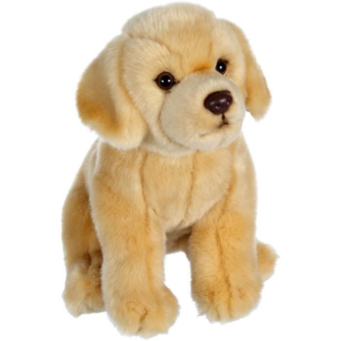Peluche Cane Labrador Beige - Gipsy Toys - Seduto, 25 cm