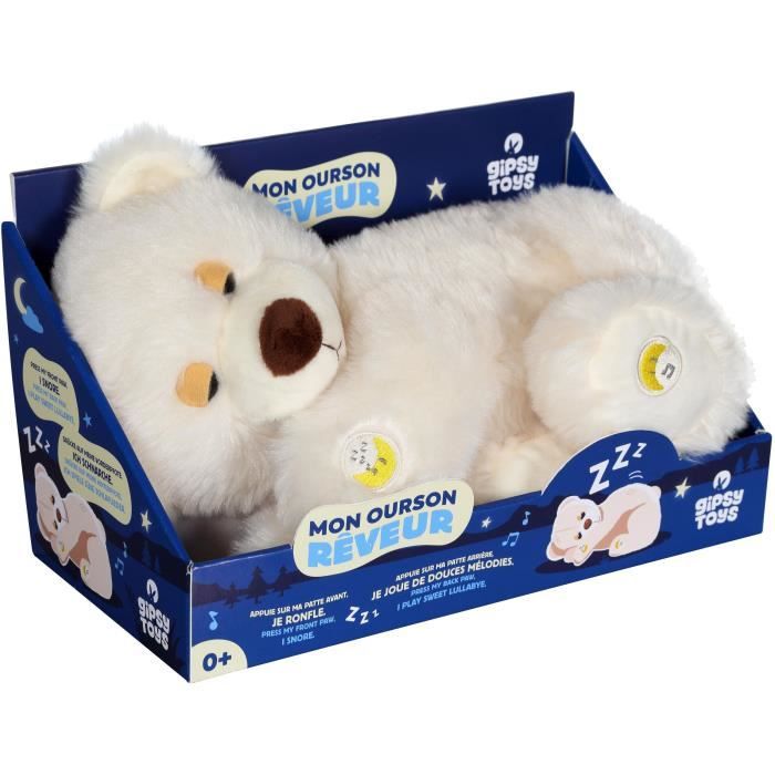 Peluche - Gipsy Toys - Orso Sognante Sonoro - 30 cm
