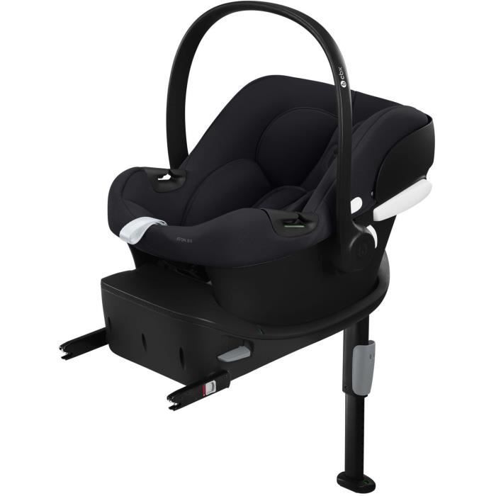 Seggiolino Auto Aton B2 I-Size + Base One - 0-24 Mesi - Volcano Black Cybex