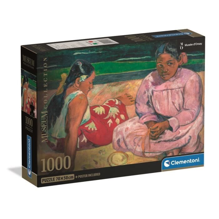 Clementoni - Compact 1000 Pezzi - Gauguin: Le Donne Di Tahiti