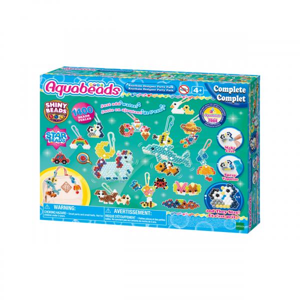 Scatola Creazione - Aquabeads 35025 - I Miei Portachiavi E Ciondoli