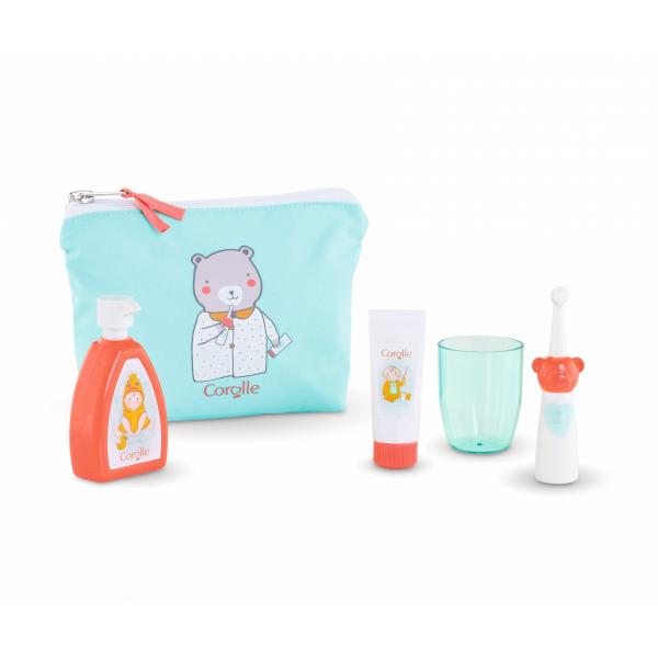 Corolle - Borsa Da Toeletta - 5 Accessori - Per Poupon 36 E 42 Cm - 2 Anni