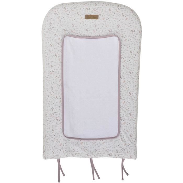 Materassino Fasciatoio + Fodera Con 1 Spugna Impermeabile - Domiva - Lilla