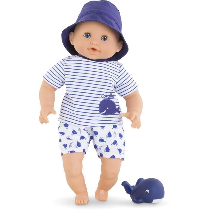 Mon Premier Poupon Corolle - Bagnetto Marino Baby - 30 Cm - A Partire Da 18 Mesi