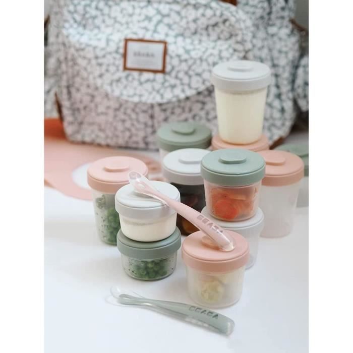 Beaba Pack 1 ° Pasto Eucalipto (2x90ml + 4x150ml + 6x250ml + 2 Misurini 1a Età) - Image 3