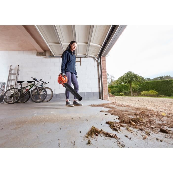 Soffiatore Assiale A Batteria - 18 V - 2 Ah - Velocità Soffiatore: 209 Km / H - 2 Velocità Regolabili - Raschiatore Integrato - Image 3