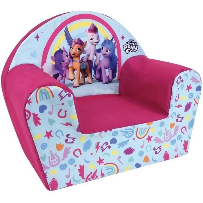 Zipp Sunny Pipp Izz Poltrona Club My Little Pony - Fun House - L.52 X P.33 X H.42 Cm - Origine Francia
