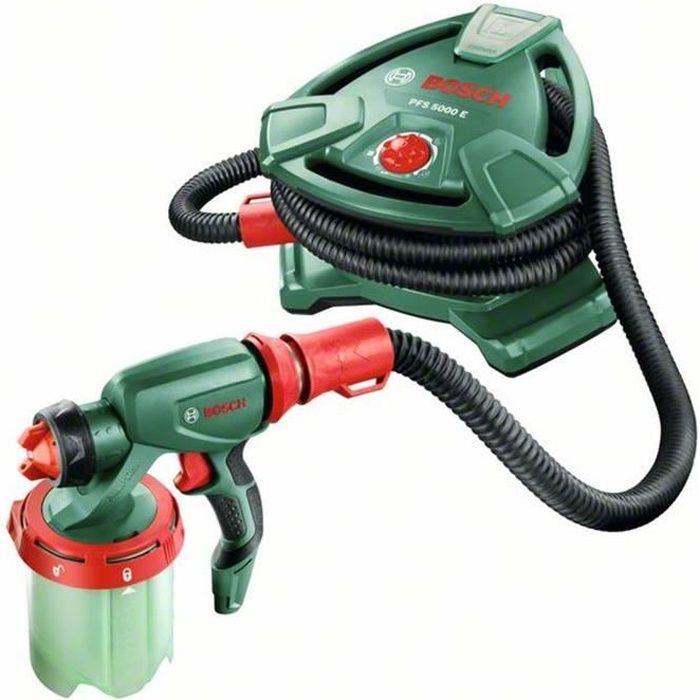 Pistola Per Verniciatura Bosch Pfs 5000 E - 1200 W - Portata: 500 Ml / Min + Miscelatore