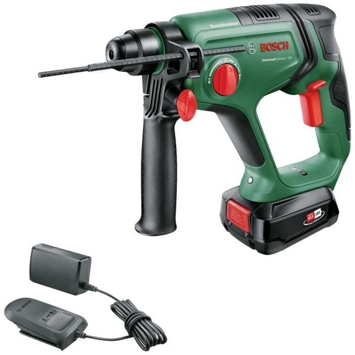 Trapano A Percussione - Bosch - Universalhammer 18v - 2,5 Ah - Senza Fili - Avvitatore A Impulsi Sds Plus