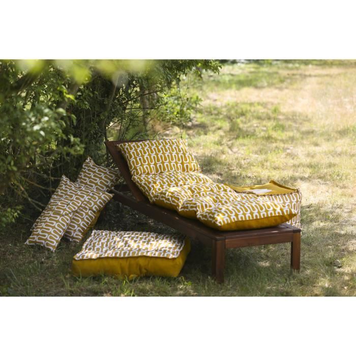 Cuscino Per Lettino Prendisole - Private Garden - Flocks Electro - Cumin