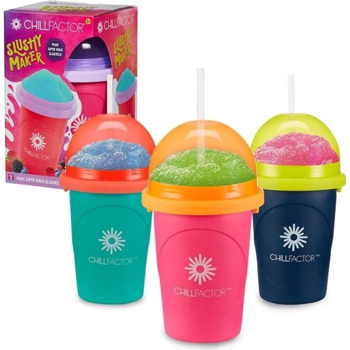 Tazza Da Granita Chillfactor - Bandai - Colore Casuale Blu, Rosa O Verde - Fornita Con Cannuccia