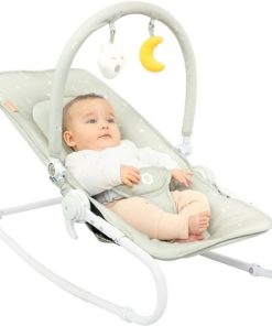 Badabulle Sdraio Pieghevole E Ultracompatta, Arco Gioco, Verde Lichene/acqua