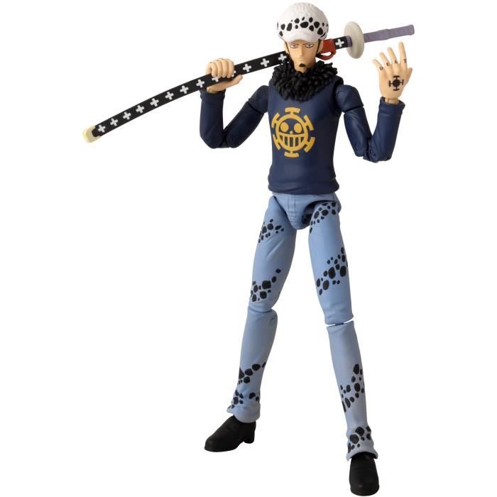 Bandai - Anime Heroes - One Piece - Anime Heroes Figura 17 Cm - Trafalgar Law - 36937 Multicolor