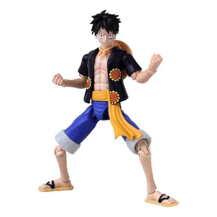 Figura Anime Heroes - Bandai - One Piece - Rufy (dressrosa) - 17 cm - Image 3