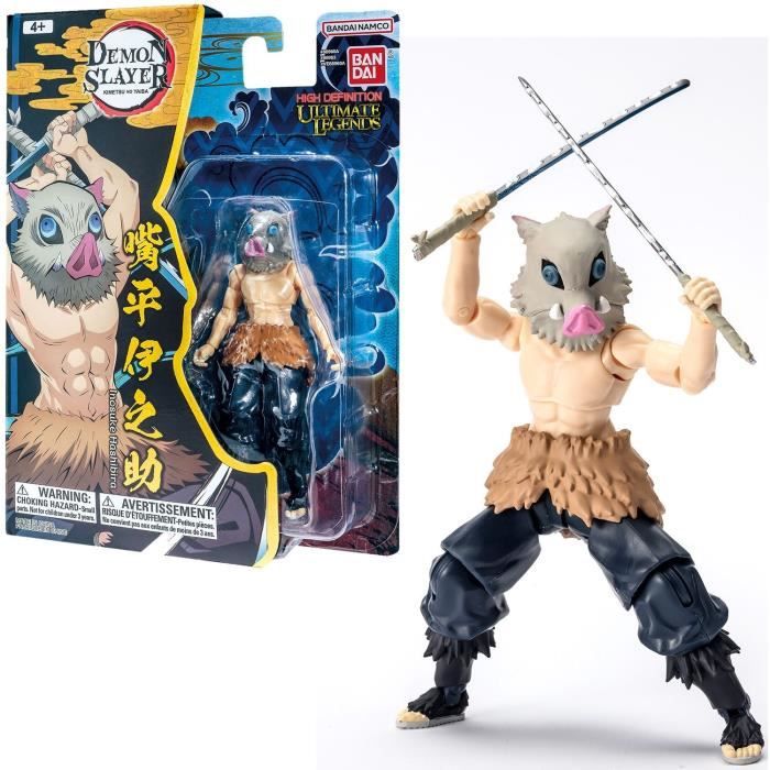 Bandai - Ultimate Legends Hd - Demon Slayer 12 Cm Action Figure - Inosuke Hashibira - Ve88963