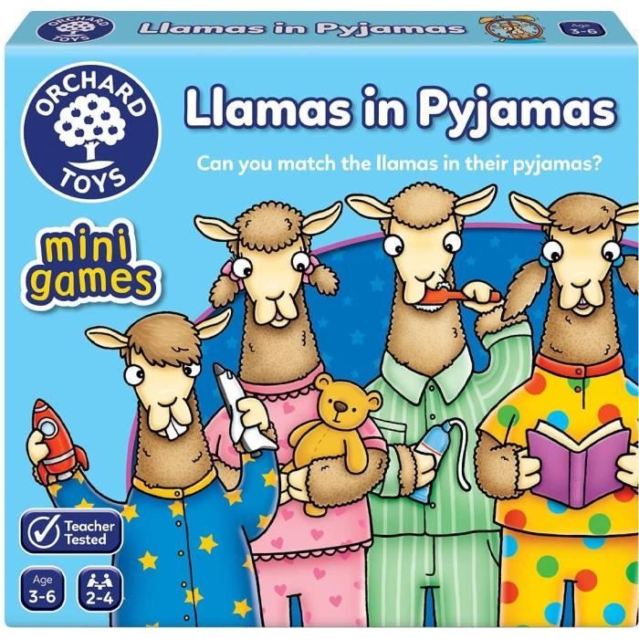 Orchard Toys Minigioco Da Viaggio Con Lama In Pigiama, Multi, Taglia Unica