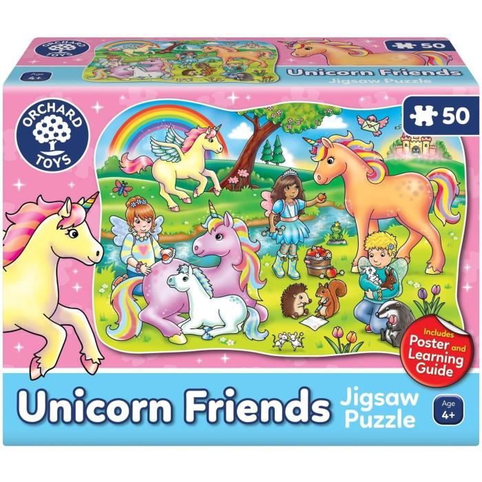 I Tuoi Amici Unicorno - Puzzle - Frutteto - 50 P