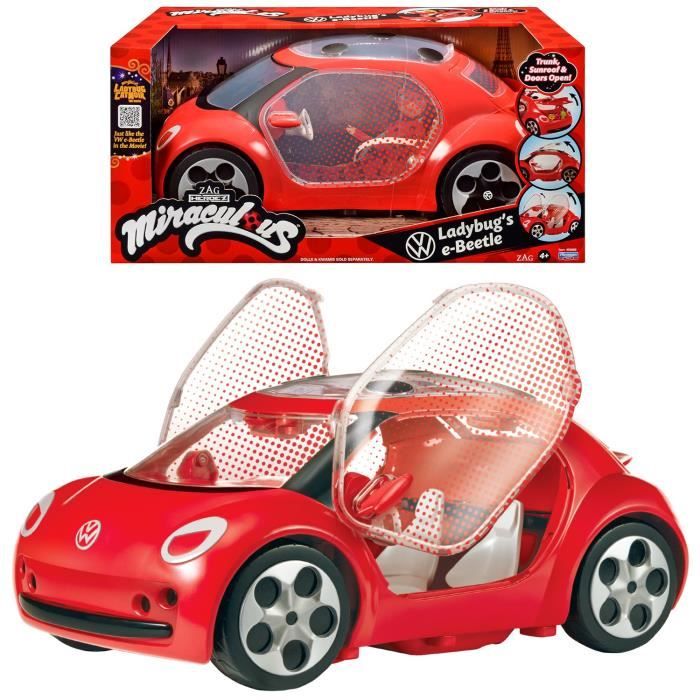Miraculous Ladybug Car - Volkswagen E-Beetle Di Ladybug - Bandai