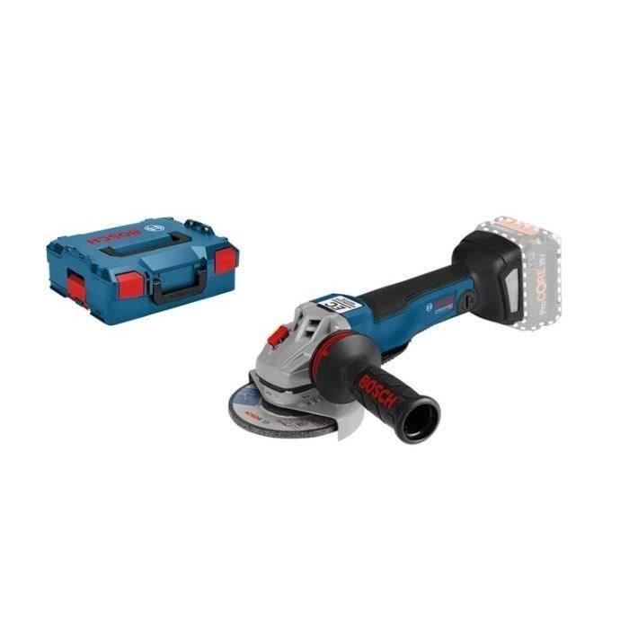 Smerigliatrice Angolare Bosch Professional Gws 18V-10 + 2 Batterie 5.0ah + Un Caricabatterie Gal 1880 + L-Boxx