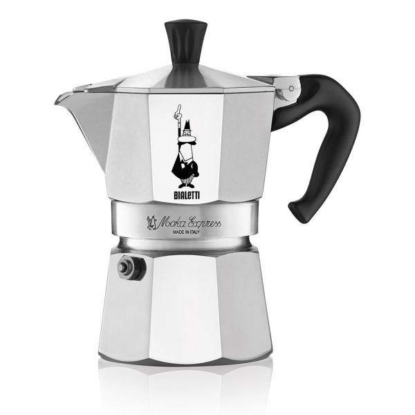 Caffettiera Italiana Bialetti - Moka Express - Alluminio - 3 Tazze