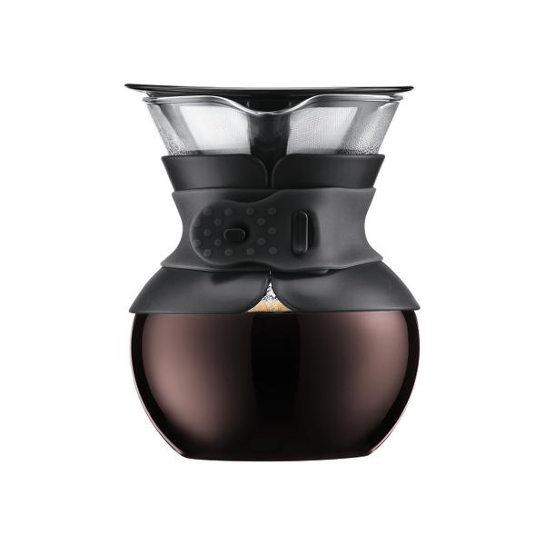 A Over - Caffettiera Bodum, Filtro Per Mesh In Acciaio Inossidabile Permanente, 0,5 L, 4 Tazze