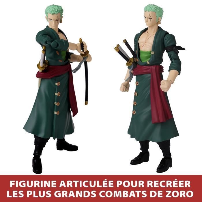 Bandai Anime Heroes - One Piece - Figura Di Eroi Anime 17 Cm - Roronoa Zoro - Image 3