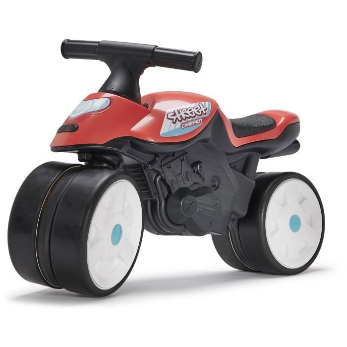 Bicicletta Senza Pedali Falk - Street Champion - Ruote Silenziose - Rossa